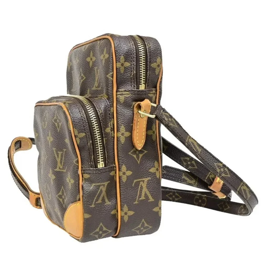 LOUIS VUITTON Amazon Crossbody Shoulder Bag Monogram Leather